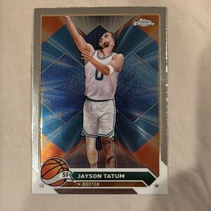 🔥 2024 Jayson Tatum Topps Chrome card